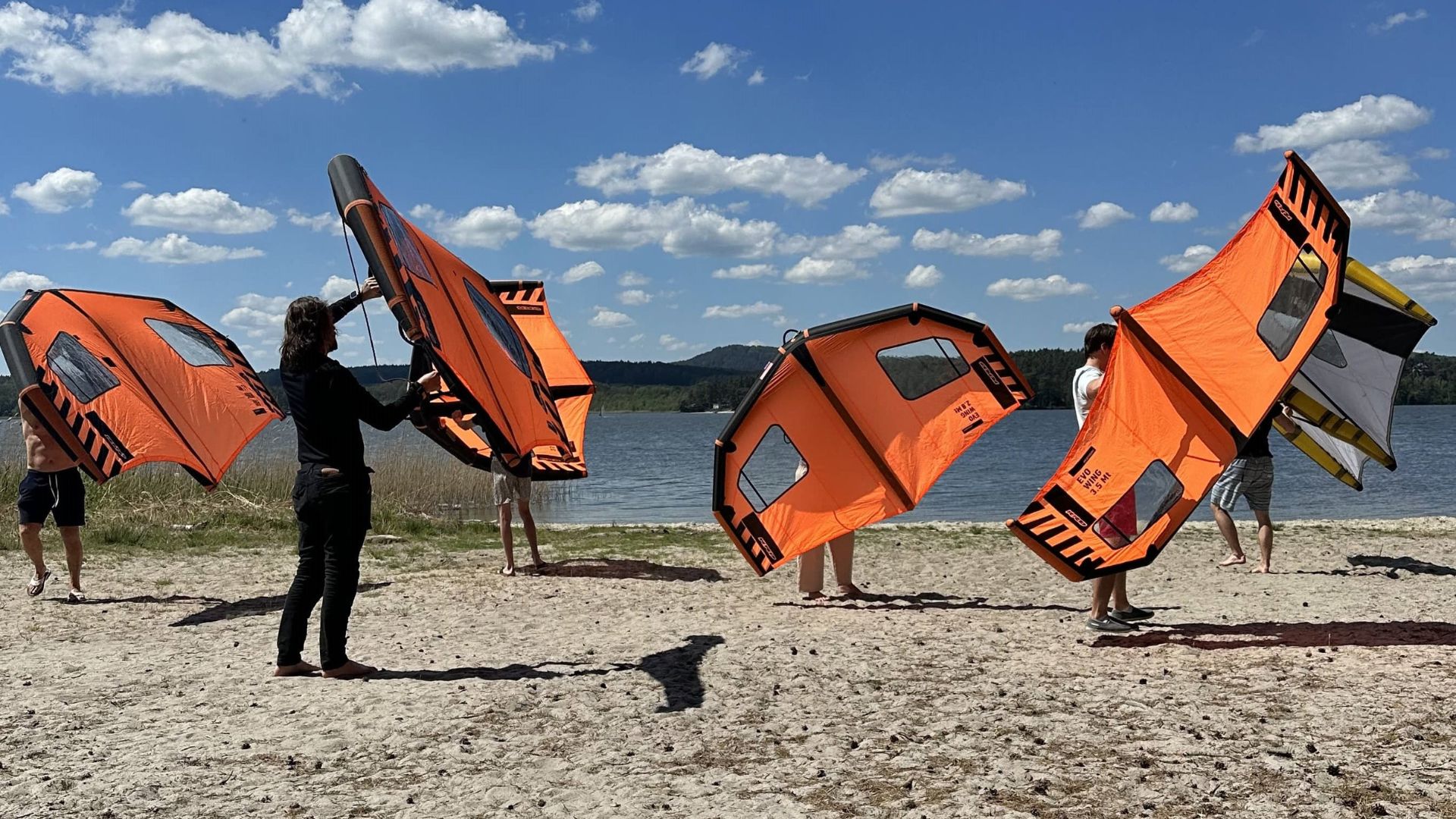 1 Macháč 8.5 - wingfoiling kurz praha machovo jezero